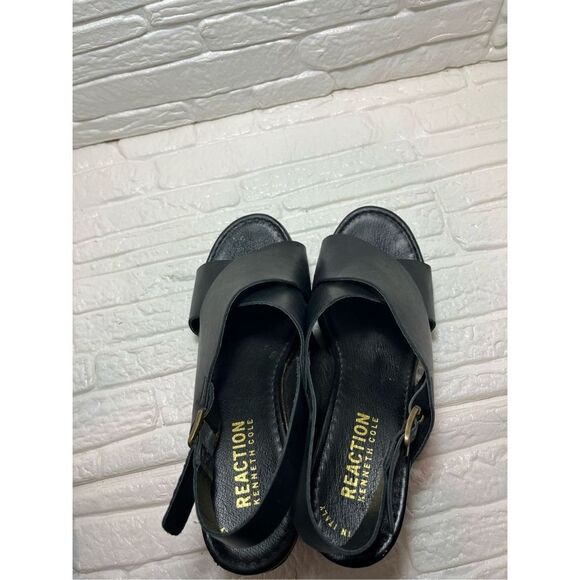 Kenneth Cole | Studded Leather Log Cabin Heels - Picture 6 of 7